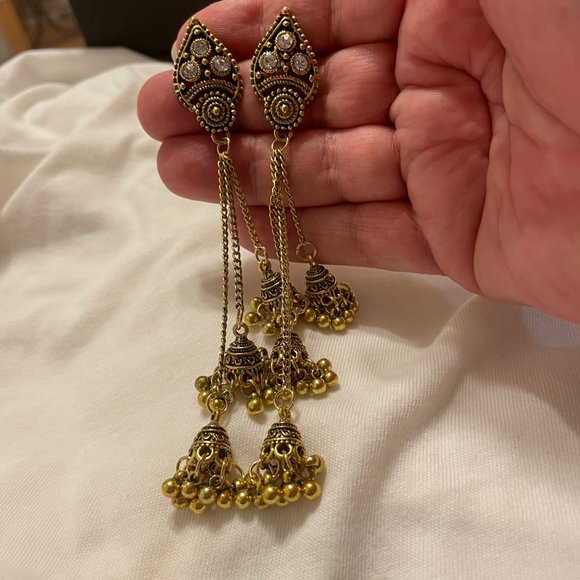 Anthropologie Jewelry - Gorgeous Bell Drop Earrings